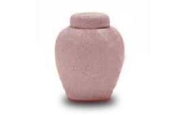 Handcrafted Ceramic Urn - Pink-image