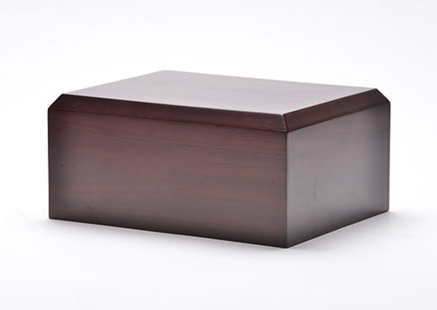 Traditional Solid Wood Urn - Walnut-image