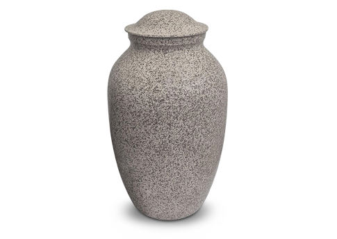 Decorative Metal Urn - Tan-image