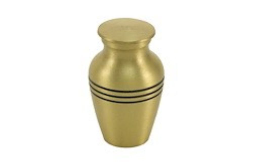 Keepsake Metal Urn - Bronze-image