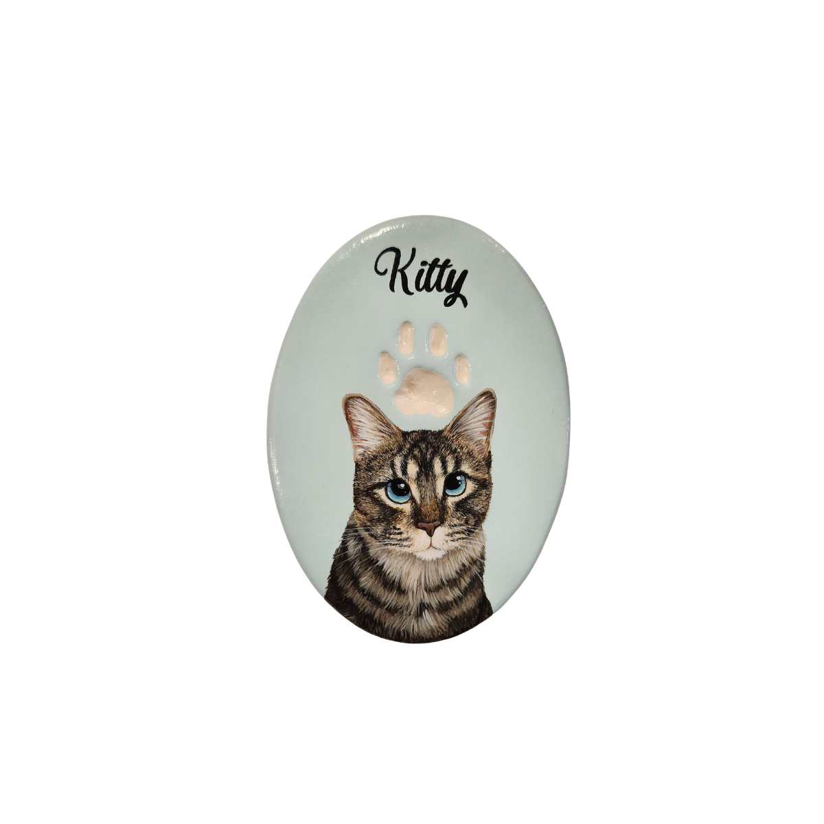 Custom Painted Portrait with Impression - Nose or Paw-image